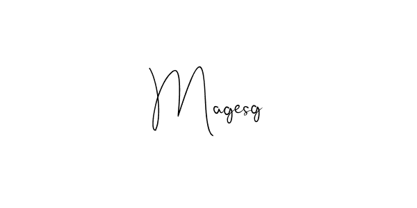 The best way (Andilay-7BmLP) to make a short signature is to pick only two or three words in your name. The name Magesg include a total of six letters. For converting this name. Magesg signature style 4 images and pictures png