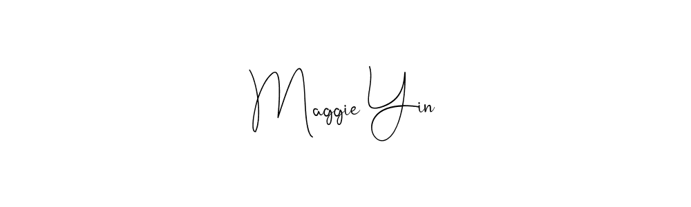 Use a signature maker to create a handwritten signature online. With this signature software, you can design (Andilay-7BmLP) your own signature for name Maggie Yin. Maggie Yin signature style 4 images and pictures png