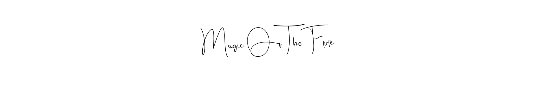 Make a beautiful signature design for name Magic Of The Flute. Use this online signature maker to create a handwritten signature for free. Magic Of The Flute signature style 4 images and pictures png