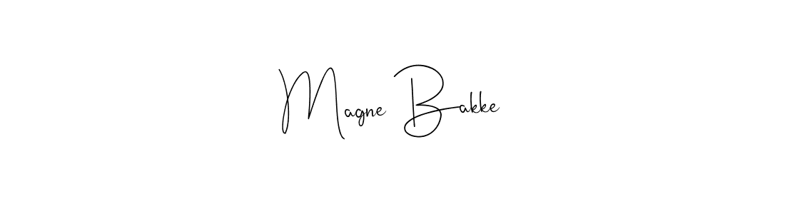 Magne Bakke stylish signature style. Best Handwritten Sign (Andilay-7BmLP) for my name. Handwritten Signature Collection Ideas for my name Magne Bakke. Magne Bakke signature style 4 images and pictures png