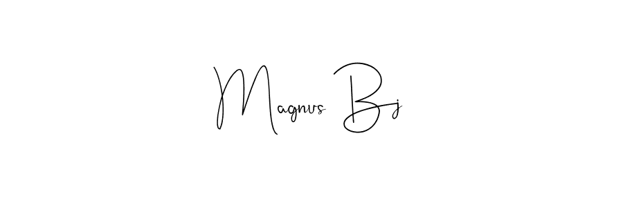 It looks lik you need a new signature style for name Magnus Bj. Design unique handwritten (Andilay-7BmLP) signature with our free signature maker in just a few clicks. Magnus Bj signature style 4 images and pictures png