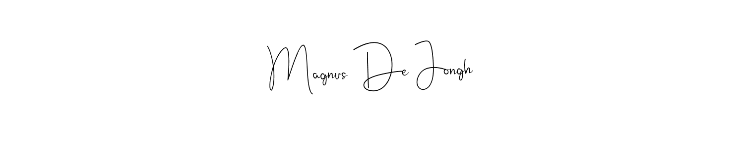 Design your own signature with our free online signature maker. With this signature software, you can create a handwritten (Andilay-7BmLP) signature for name Magnus De Jongh. Magnus De Jongh signature style 4 images and pictures png