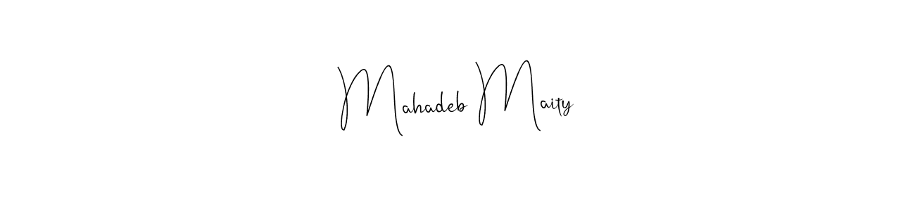 How to make Mahadeb Maity signature? Andilay-7BmLP is a professional autograph style. Create handwritten signature for Mahadeb Maity name. Mahadeb Maity signature style 4 images and pictures png