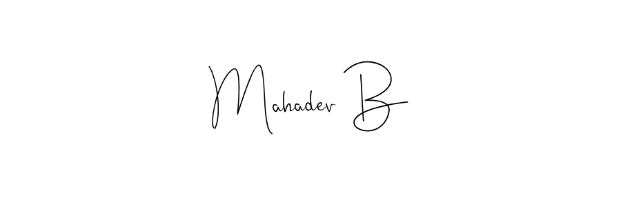 Andilay-7BmLP is a professional signature style that is perfect for those who want to add a touch of class to their signature. It is also a great choice for those who want to make their signature more unique. Get Mahadev B name to fancy signature for free. Mahadev B signature style 4 images and pictures png