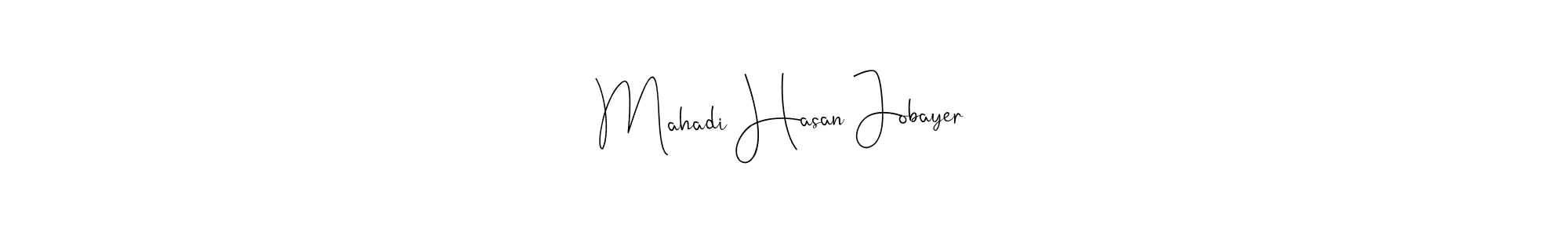 Here are the top 10 professional signature styles for the name Mahadi Hasan Jobayer. These are the best autograph styles you can use for your name. Mahadi Hasan Jobayer signature style 4 images and pictures png