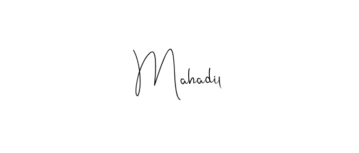 Make a beautiful signature design for name Mahadil. Use this online signature maker to create a handwritten signature for free. Mahadil signature style 4 images and pictures png