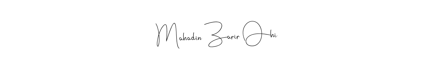 This is the best signature style for the Mahadin Zarir Ohi name. Also you like these signature font (Andilay-7BmLP). Mix name signature. Mahadin Zarir Ohi signature style 4 images and pictures png