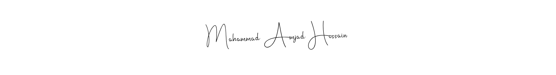 How to make Mahammad Amjad Hossain signature? Andilay-7BmLP is a professional autograph style. Create handwritten signature for Mahammad Amjad Hossain name. Mahammad Amjad Hossain signature style 4 images and pictures png