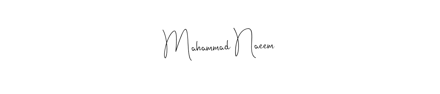 The best way (Andilay-7BmLP) to make a short signature is to pick only two or three words in your name. The name Mahammad Naeem include a total of six letters. For converting this name. Mahammad Naeem signature style 4 images and pictures png