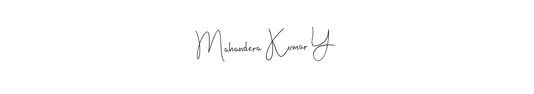 Here are the top 10 professional signature styles for the name Mahandera Kumar Y. These are the best autograph styles you can use for your name. Mahandera Kumar Y signature style 4 images and pictures png