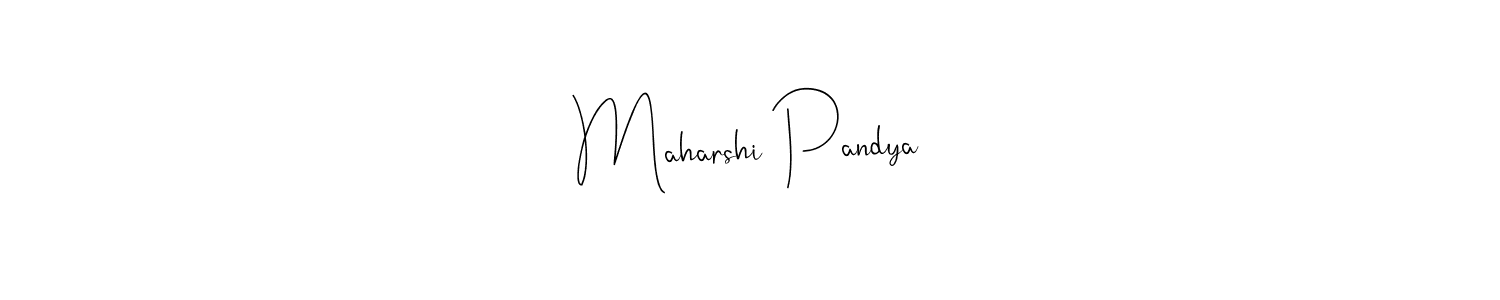 This is the best signature style for the Maharshi Pandya name. Also you like these signature font (Andilay-7BmLP). Mix name signature. Maharshi Pandya signature style 4 images and pictures png