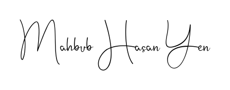 Mahbub Hasan Yen stylish signature style. Best Handwritten Sign (Andilay-7BmLP) for my name. Handwritten Signature Collection Ideas for my name Mahbub Hasan Yen. Mahbub Hasan Yen signature style 4 images and pictures png