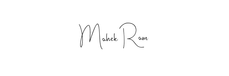 Once you've used our free online signature maker to create your best signature Andilay-7BmLP style, it's time to enjoy all of the benefits that Mahek Ram name signing documents. Mahek Ram signature style 4 images and pictures png