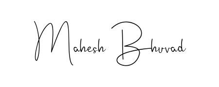 Stand out with a creative autograph for Mahesh Bhuvad. The Andilay-7BmLP styling blends modern aesthetics with classic signature flourishes. Mahesh Bhuvad signature style 4 images and pictures png