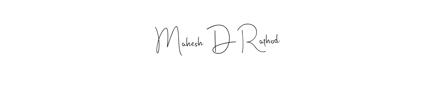 Make a beautiful signature design for name Mahesh D Rathod. Use this online signature maker to create a handwritten signature for free. Mahesh D Rathod signature style 4 images and pictures png