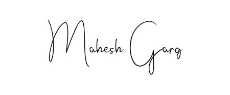 If you are searching for the best signature style for your name Mahesh Garg, here we have designed multiple signature styles using Andilay-7BmLP. Mahesh Garg signature style 4 images and pictures png