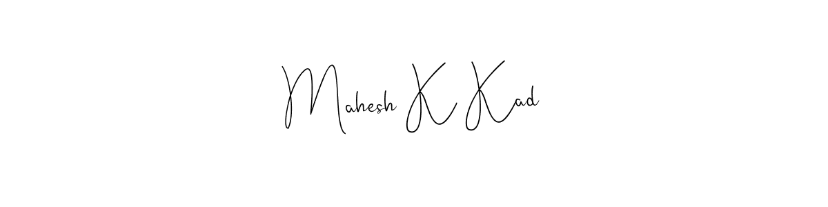 How to Draw Mahesh K Kad signature style? Andilay-7BmLP is a latest design signature styles for name Mahesh K Kad. Mahesh K Kad signature style 4 images and pictures png