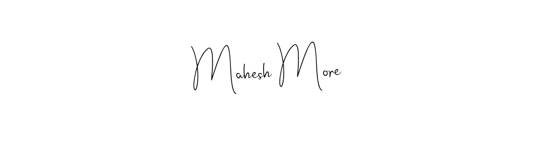 if you are searching for the best signature style for your name Mahesh More. so please give up your signature search. here we have designed multiple signature styles  using Andilay-7BmLP. Mahesh More signature style 4 images and pictures png