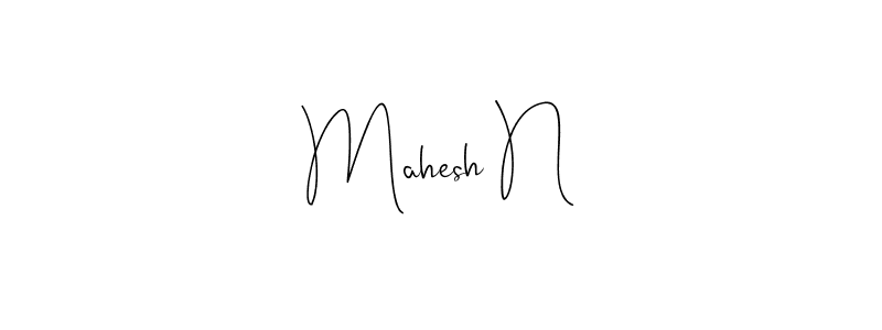 How to Draw Mahesh N signature style? Andilay-7BmLP is a latest design signature styles for name Mahesh N. Mahesh N signature style 4 images and pictures png