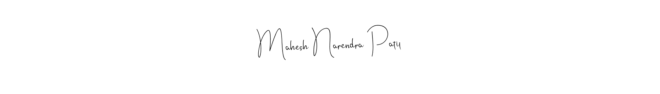 Also we have Mahesh Narendra Patil name is the best signature style. Create professional handwritten signature collection using Andilay-7BmLP autograph style. Mahesh Narendra Patil signature style 4 images and pictures png
