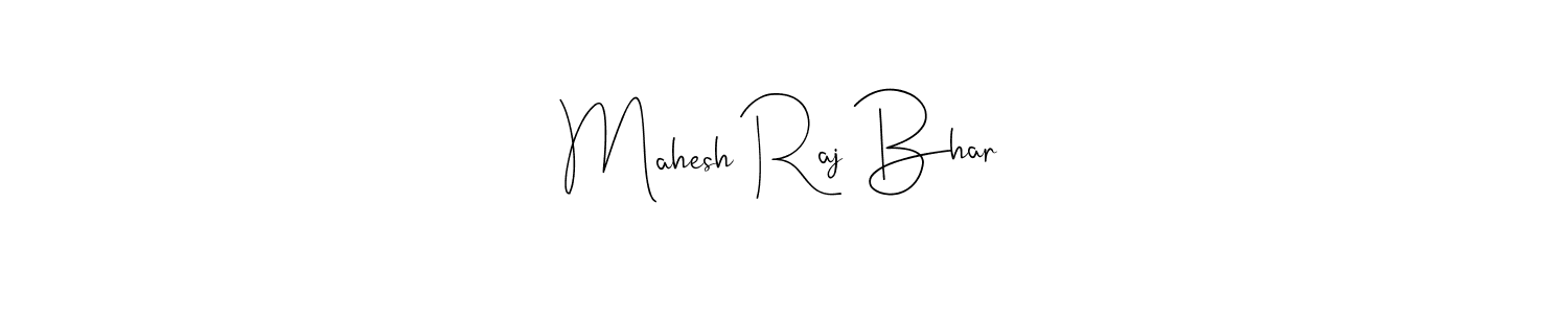 if you are searching for the best signature style for your name Mahesh Raj Bhar. so please give up your signature search. here we have designed multiple signature styles  using Andilay-7BmLP. Mahesh Raj Bhar signature style 4 images and pictures png