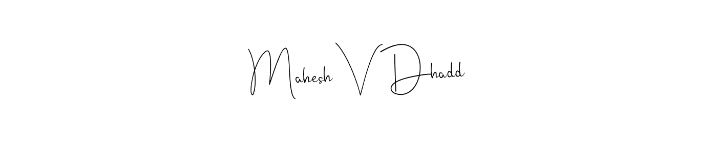 How to Draw Mahesh V Dhadd signature style? Andilay-7BmLP is a latest design signature styles for name Mahesh V Dhadd. Mahesh V Dhadd signature style 4 images and pictures png