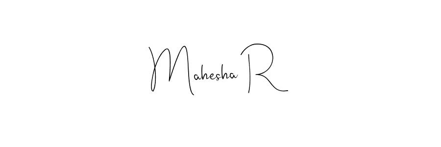 Also You can easily find your signature by using the search form. We will create Mahesha R name handwritten signature images for you free of cost using Andilay-7BmLP sign style. Mahesha R signature style 4 images and pictures png