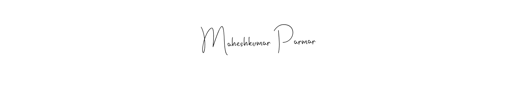 Use a signature maker to create a handwritten signature online. With this signature software, you can design (Andilay-7BmLP) your own signature for name Maheshkumar Parmar. Maheshkumar Parmar signature style 4 images and pictures png