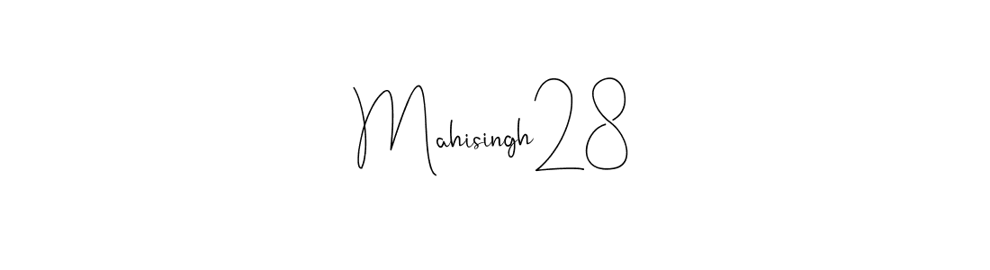 How to Draw Mahisingh28 signature style? Andilay-7BmLP is a latest design signature styles for name Mahisingh28. Mahisingh28 signature style 4 images and pictures png