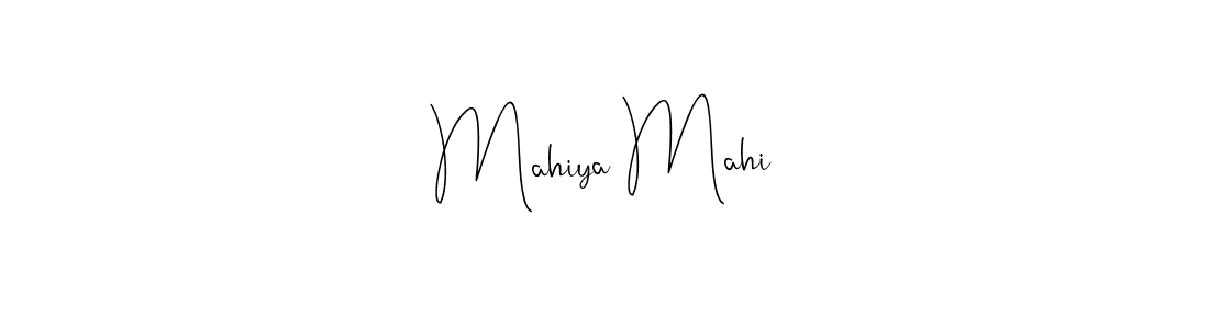 Mahiya Mahi stylish signature style. Best Handwritten Sign (Andilay-7BmLP) for my name. Handwritten Signature Collection Ideas for my name Mahiya Mahi. Mahiya Mahi signature style 4 images and pictures png