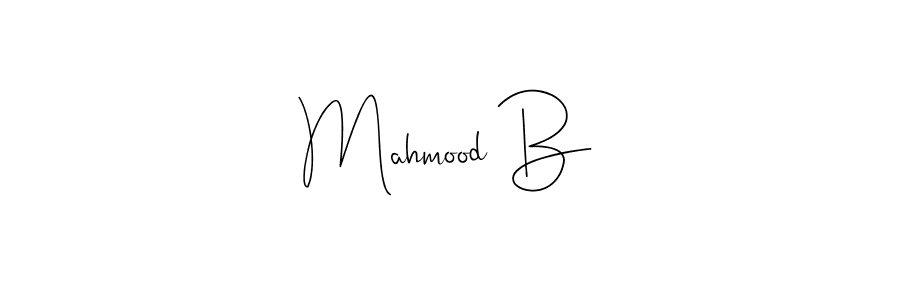 The best way (Andilay-7BmLP) to make a short signature is to pick only two or three words in your name. The name Mahmood B include a total of six letters. For converting this name. Mahmood B signature style 4 images and pictures png