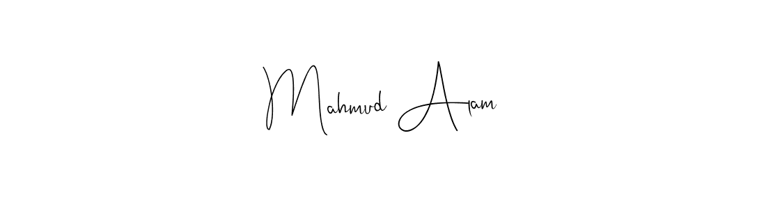 How to make Mahmud Alam name signature. Use Andilay-7BmLP style for creating short signs online. This is the latest handwritten sign. Mahmud Alam signature style 4 images and pictures png