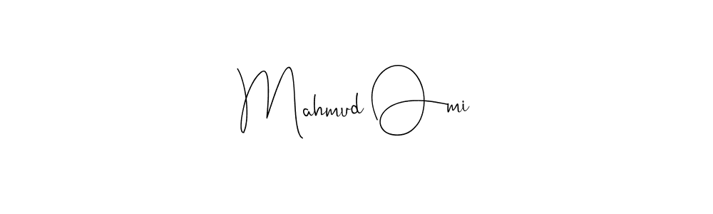 Create a beautiful signature design for name Mahmud Omi. With this signature (Andilay-7BmLP) fonts, you can make a handwritten signature for free. Mahmud Omi signature style 4 images and pictures png