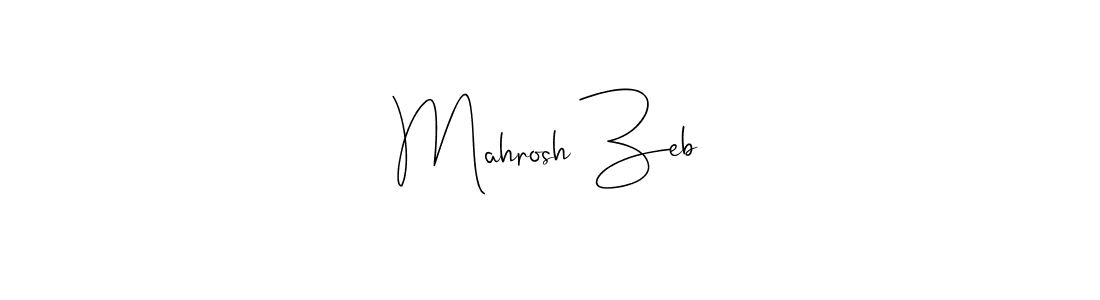 Once you've used our free online signature maker to create your best signature Andilay-7BmLP style, it's time to enjoy all of the benefits that Mahrosh Zeb name signing documents. Mahrosh Zeb signature style 4 images and pictures png