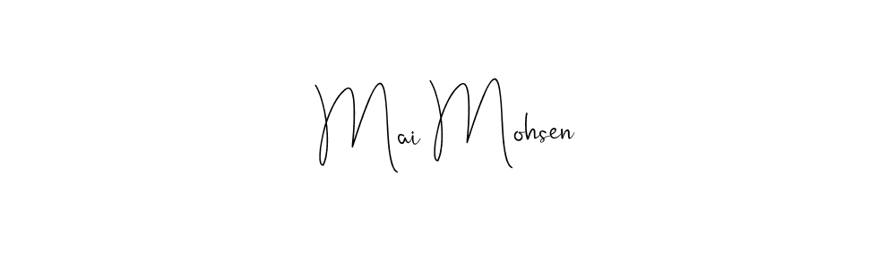 Make a beautiful signature design for name Mai Mohsen. Use this online signature maker to create a handwritten signature for free. Mai Mohsen signature style 4 images and pictures png