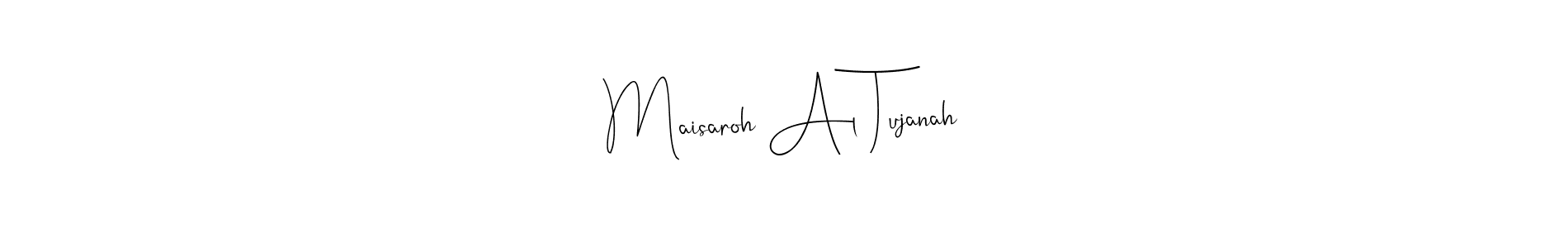 Check out images of Autograph of Maisaroh Al Tujanah name. Actor Maisaroh Al Tujanah Signature Style. Andilay-7BmLP is a professional sign style online. Maisaroh Al Tujanah signature style 4 images and pictures png