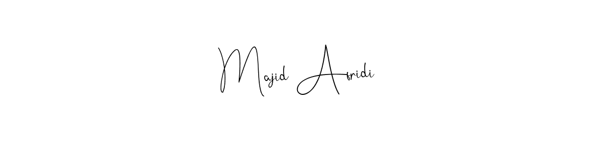 You should practise on your own different ways (Andilay-7BmLP) to write your name (Majid Afridi) in signature. don't let someone else do it for you. Majid Afridi signature style 4 images and pictures png