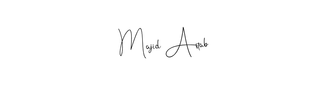 Also we have Majid Aftab name is the best signature style. Create professional handwritten signature collection using Andilay-7BmLP autograph style. Majid Aftab signature style 4 images and pictures png