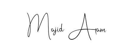 A modern signature idea for name Majid Alam using Andilay-7BmLP font. Clean strokes and elegant curves make it stand out instantly. Majid Alam signature style 4 images and pictures png