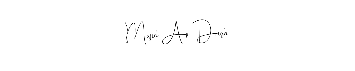 See photos of Majid Ali Drigh official signature by Spectra . Check more albums & portfolios. Read reviews & check more about Andilay-7BmLP font. Majid Ali Drigh signature style 4 images and pictures png