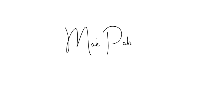 Make a beautiful signature design for name Mak Pah. Use this online signature maker to create a handwritten signature for free. Mak Pah signature style 4 images and pictures png