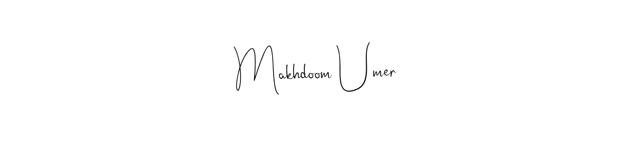 Design your own signature with our free online signature maker. With this signature software, you can create a handwritten (Andilay-7BmLP) signature for name Makhdoom Umer. Makhdoom Umer signature style 4 images and pictures png