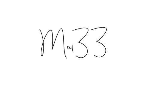 Design your own signature with our free online signature maker. With this signature software, you can create a handwritten (Andilay-7BmLP) signature for name Mal33. Mal33 signature style 4 images and pictures png