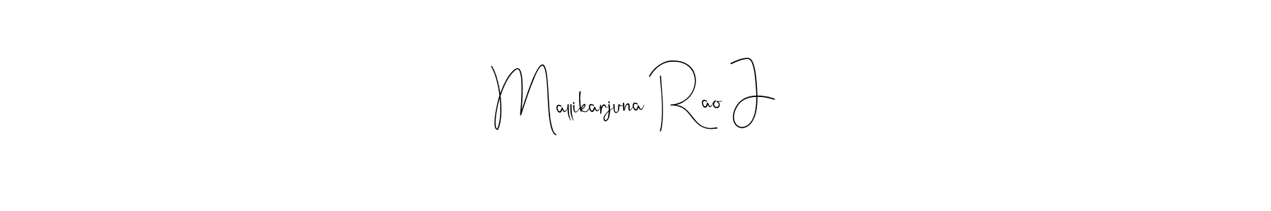 Once you've used our free online signature maker to create your best signature Andilay-7BmLP style, it's time to enjoy all of the benefits that Mallikarjuna Rao J name signing documents. Mallikarjuna Rao J signature style 4 images and pictures png