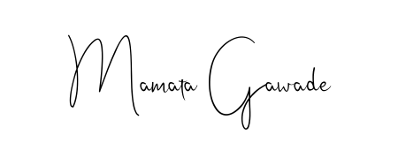 Master the art of signing with Mamata Gawade written in fluent Andilay-7BmLP script. A great template to practice and refine your handwriting. Mamata Gawade signature style 4 images and pictures png