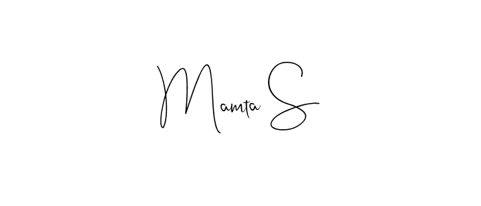 Once you've used our free online signature maker to create your best signature Andilay-7BmLP style, it's time to enjoy all of the benefits that Mamta S name signing documents. Mamta S signature style 4 images and pictures png