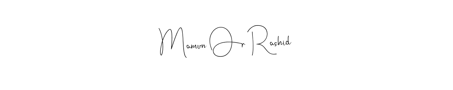 Make a beautiful signature design for name Mamun Or Rashid. Use this online signature maker to create a handwritten signature for free. Mamun Or Rashid signature style 4 images and pictures png