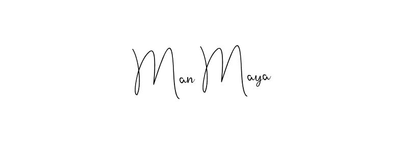 How to make Man Maya signature? Andilay-7BmLP is a professional autograph style. Create handwritten signature for Man Maya name. Man Maya signature style 4 images and pictures png