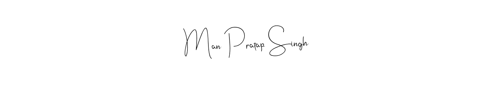 Also we have Man Pratap Singh name is the best signature style. Create professional handwritten signature collection using Andilay-7BmLP autograph style. Man Pratap Singh signature style 4 images and pictures png