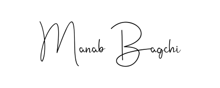 Designed for modern professionals: Manab Bagchi name signature crafted with Andilay-7BmLP script. Ready for digital PDF workflows. Manab Bagchi signature style 4 images and pictures png